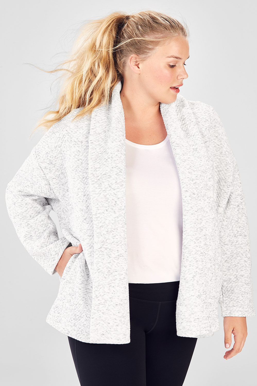 fabletics vanessa quilted cardigan
