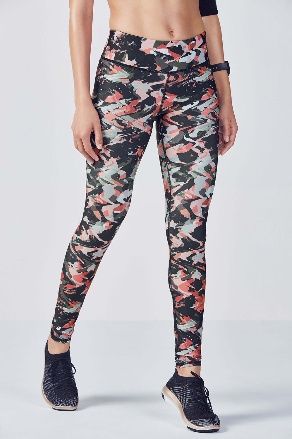 Salar Printed PowerHold Legging in Terracotta Painted Camo
