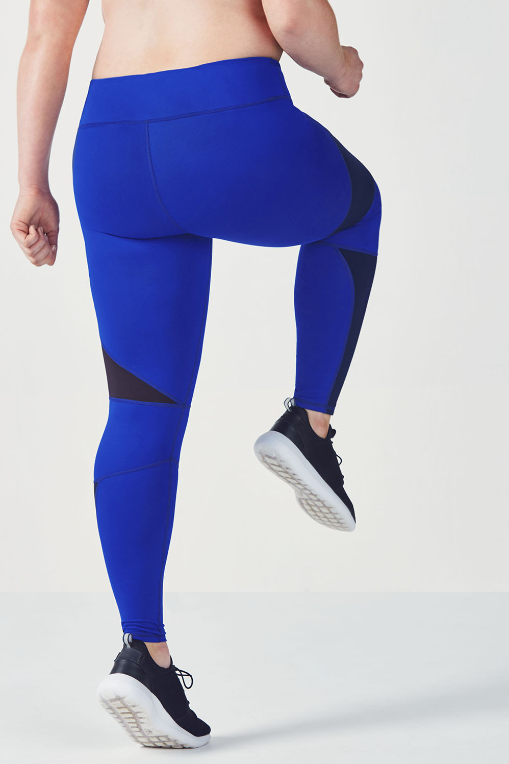 bright blue leggings