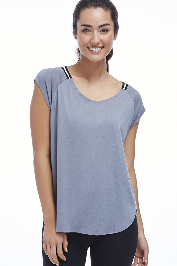 Phoenix Tee in Steel Grey - Get great deals at Fabletics